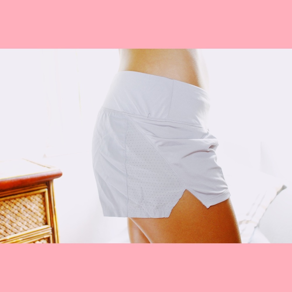 Light grey Nike Dri-fit shorts